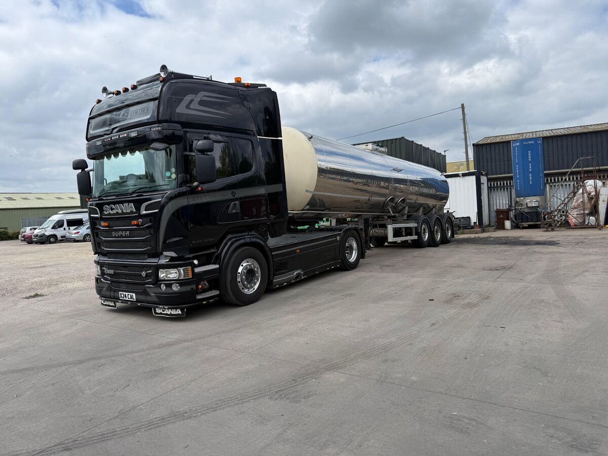Scania tanker truck